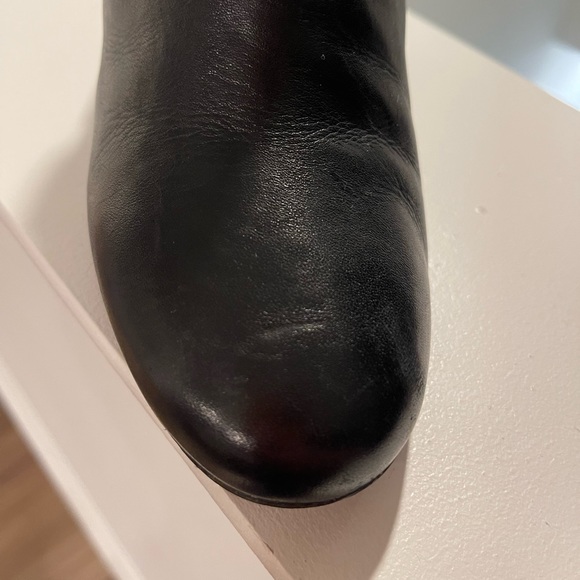 Tory Burch Black Wedge Booties (W7.5) - Picture 4 of 7